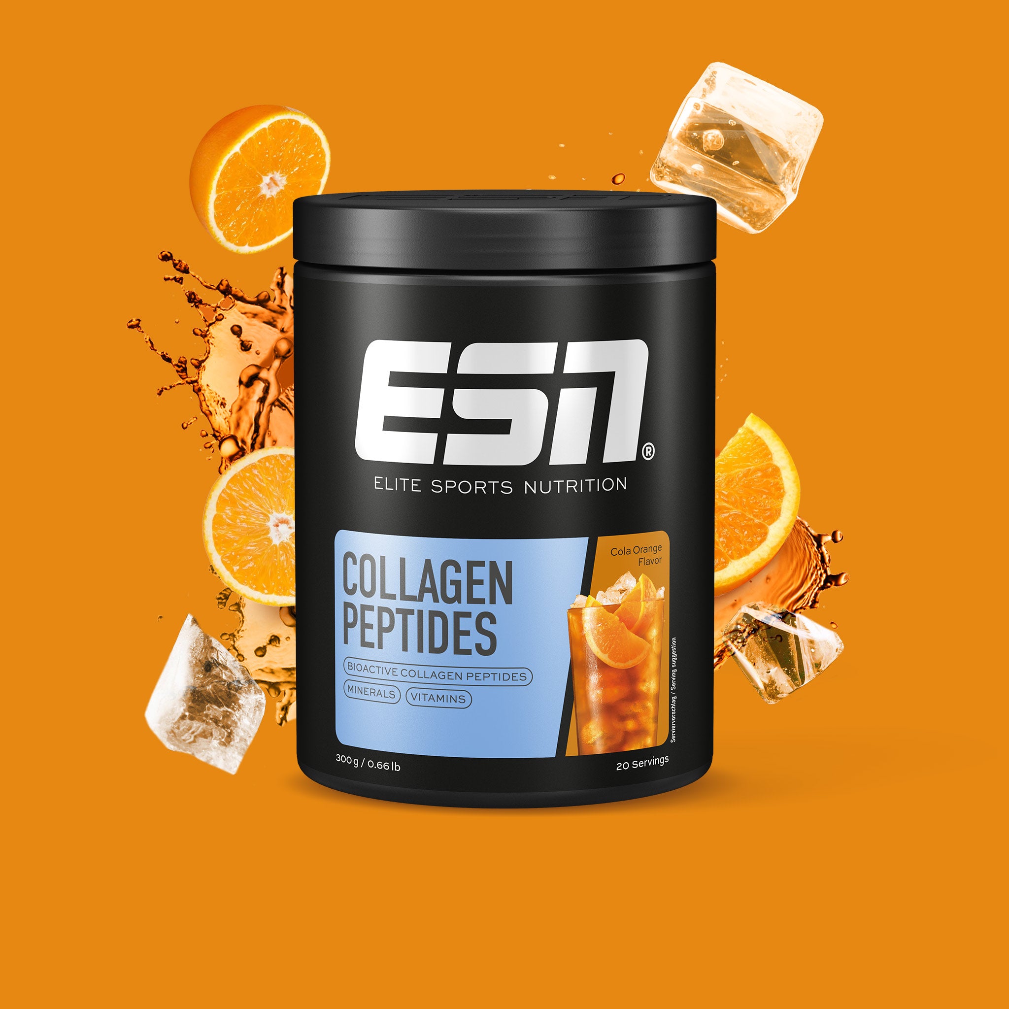 Collagen powder 300g | collagen hydrolyzate + vitamin C – ESN